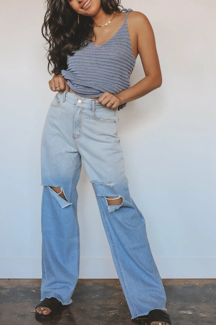 CLOUD 10 Bottoms NEW PHASE RIPPED JEANS 3 CLOUD 10 Bottoms NEW PHASE RIPPED JEANS