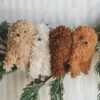 CREATIVE CO OP Home FURRY POODLE ORNAMENT
