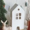 CREATIVE CO OP Home PAPER MACHE HOUSE DECOR
