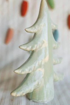 CREATIVE CO OP Home STONEWARE REACTIVE GLAZE TREE DECOR