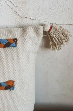 CREATIVE CO OP BELIEVE COTTON LUMBAR PILLOW Home