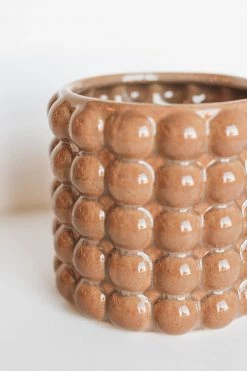 BLOOMINGVILLE EMBOSSED HOBNAIL PLANTER Home