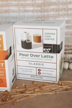 COPPER COW COFFEE POUR OVER LATTE PACK · CLASSIC COFFEE