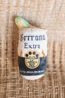 HAUTE DIGGITY DOG LIFESTYLE GRRRONA BEER CAN DOG TOY