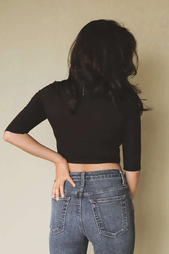 HEART & HIPS AYLA MOCK NECK TOP Tops 8 HEART & HIPS AYLA MOCK NECK TOP Tops