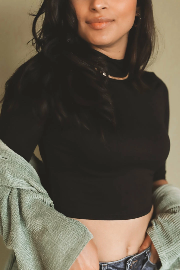 HEART & HIPS AYLA MOCK NECK TOP Tops 5 HEART & HIPS AYLA MOCK NECK TOP Tops