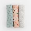 LITTLE UNICORN COTTON MUSLIN SWADDLE 3-PACK · VINTAGE FLORAL