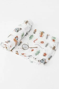 LITTLE UNICORN DELUXE MUSLIN SWADDLE BLANKET · BUGS