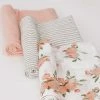 LITTLE UNICORN COTTON MUSLIN SWADDLE 3-PACK · WATERCOLOR ROSES Baby + Kids