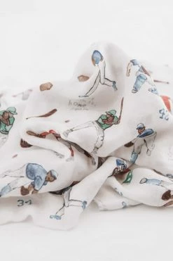 LITTLE UNICORN DELUXE MUSLIN SWADDLE BLANKET · HOME RUN