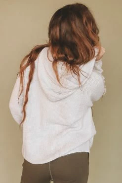 WISHLIST ROWAN WAFFLE KNIT PULLOVER