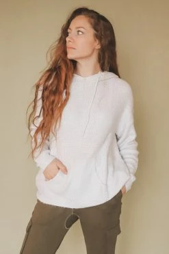 WISHLIST ROWAN WAFFLE KNIT PULLOVER