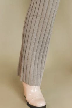 MISS LOVE KELLYN RIB KNIT PANTS