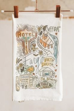 SIGNETSEALED FARGO ATTRACTIONS TEA TOWEL