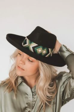 OLIVE & PIQUE BENJI WOOL RANCHER HAT · BLACK