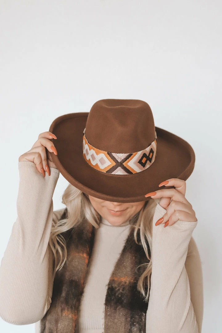 OLIVE & PIQUE ACCESSORIES BENJI WOOL RANCHER HAT · COGNAC 3 OLIVE & PIQUE ACCESSORIES BENJI WOOL RANCHER HAT · COGNAC