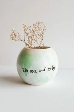 ACCENT DECOR ONE AND ONLY EARTH POT Home