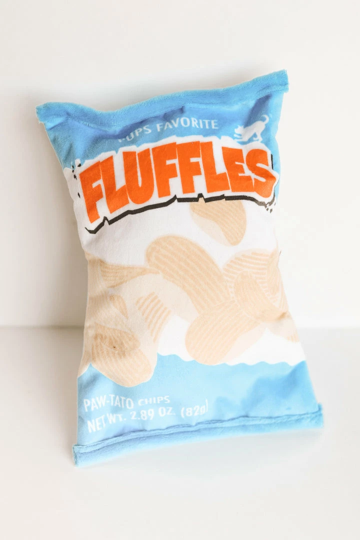 P.L.A.Y. PET LIFESTYLE & YOU FLUFFLES CHIP BAG DOG TOY 3 P.L.A.Y. PET LIFESTYLE & YOU FLUFFLES CHIP BAG DOG TOY