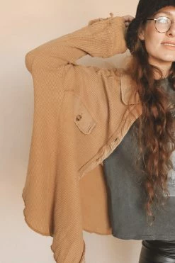 BIBI BEST DAY EVER SHACKET Tops 17 BIBI BEST DAY EVER SHACKET Tops