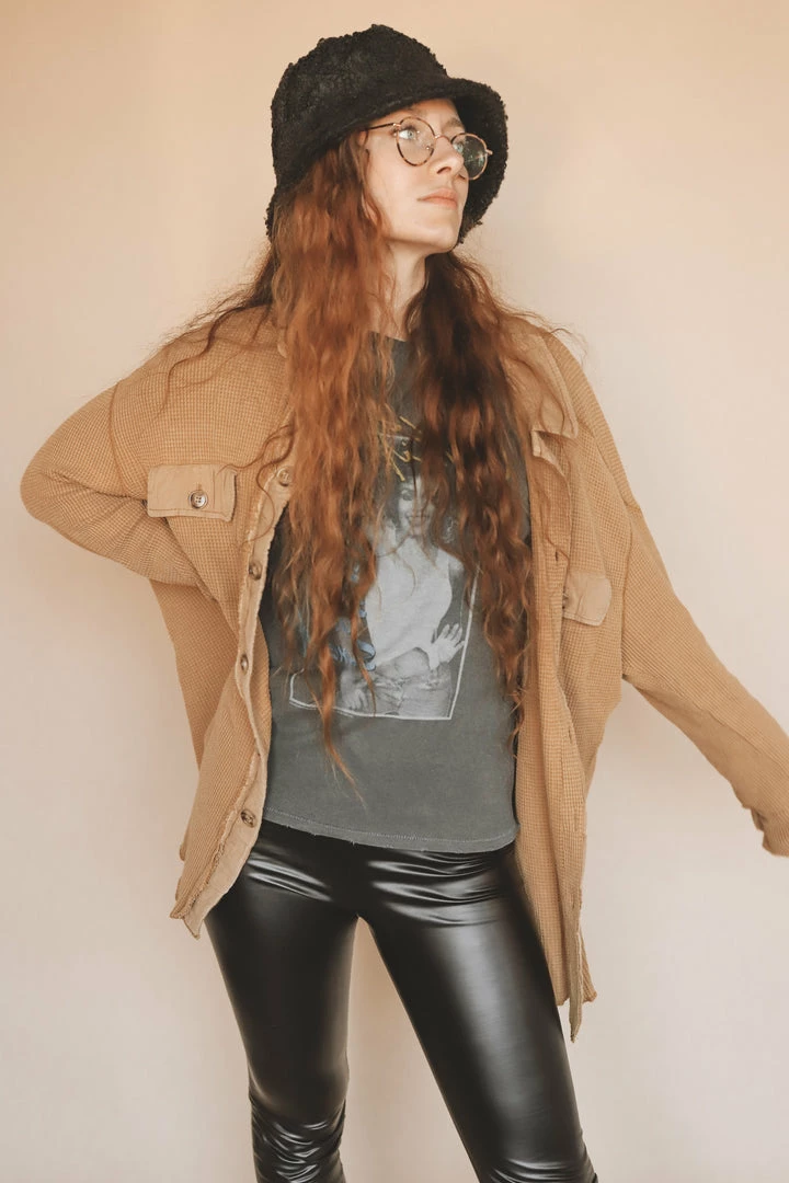 BIBI BEST DAY EVER SHACKET Tops 3 BIBI BEST DAY EVER SHACKET Tops