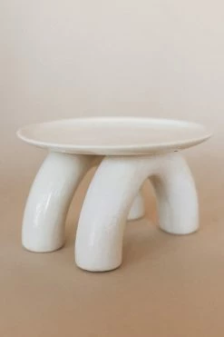 ACCENT DECOR Home ECHO FOOTED SAUCER