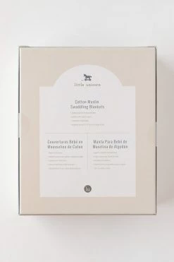 LITTLE UNICORN Baby + Kids COTTON MUSLIN SWADDLE 3-PACK · FOREST FRIENDS