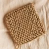 CREATIVE CO OP Home SQUARE CROCHET POTHOLDER