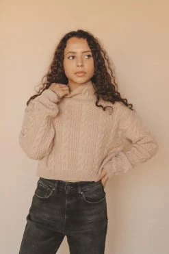 LISTICLE CORA CROP TOP SWEATER