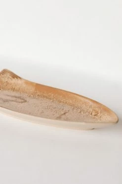 CREATIVE CO OP STONEWARE FISH PLATE Home