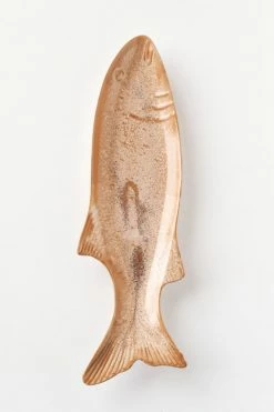 CREATIVE CO OP STONEWARE FISH PLATE Home