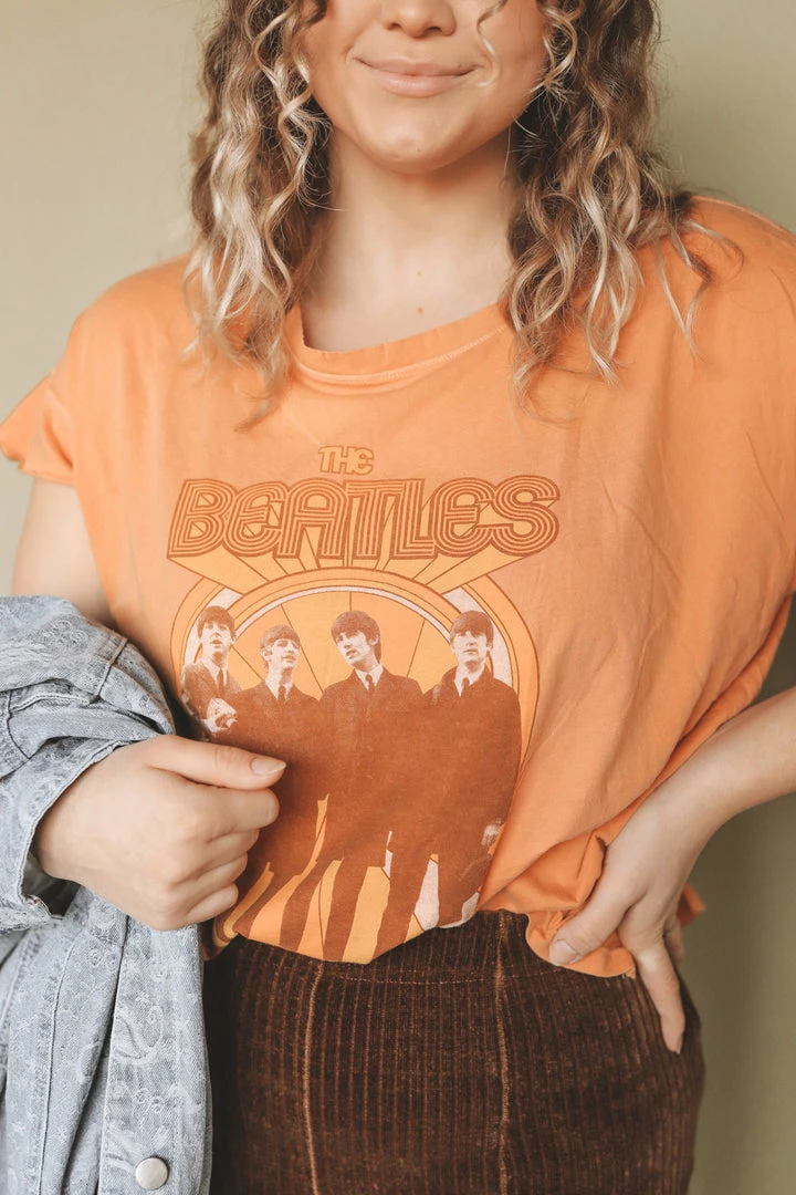 JUNK FOOD Tees THE BEATLES FOLLOW THE SUN TEE 3 JUNK FOOD Tees THE BEATLES FOLLOW THE SUN TEE
