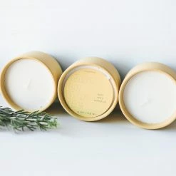 PADDYWAX YELLOW + MINT COLOR BLOCK CANDLE · MINTY VERDE