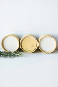 PADDYWAX YELLOW + MINT COLOR BLOCK CANDLE · MINTY VERDE