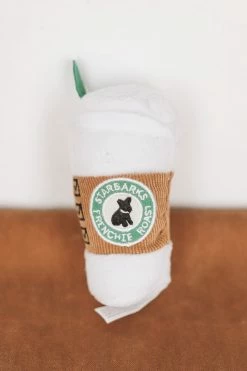 HAUTE DIGGITY DOG STARBARKS COFFEE CUP DOG TOY - SMALL