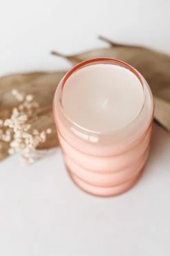 PADDYWAX Home REALM PINK BUBBLE CANDLE · PATCHOULI + PEAR