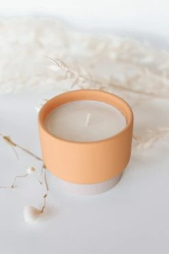 PADDYWAX ORANGE + PURPLE COLOR BLOCK CANDLE · VIOLET VANILLA Home