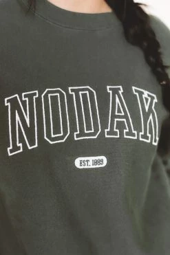 HumanKIND NODAK VINTAGE EMBROIDERED CREWNECK Tops