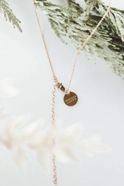 LARISSA LODEN 24K GOLD ND CHARM NECKLACE