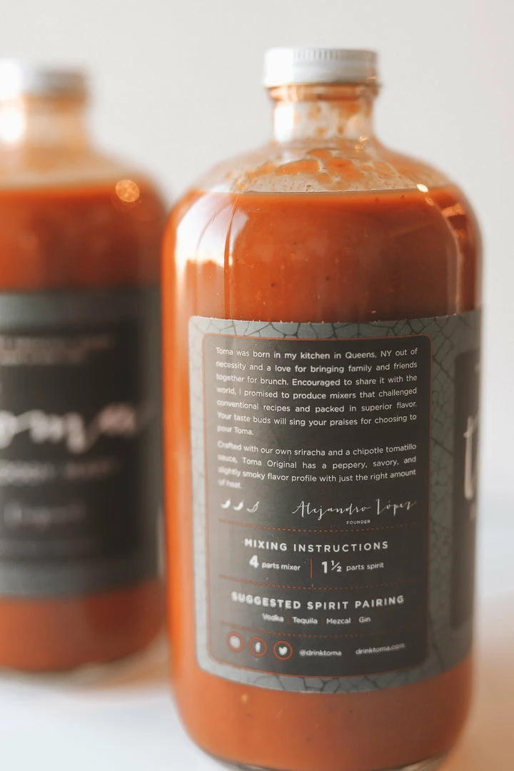 TOMA - CRAFT COCKTAIL MIXERS TOMA BLOODY MARY MIXER · ORIGINAL 4 TOMA - CRAFT COCKTAIL MIXERS TOMA BLOODY MARY MIXER · ORIGINAL