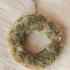 CREATIVE CO OP ROUND SISAL WREATH ORNAMENT