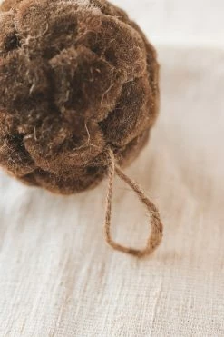 CREATIVE CO OP Home ROUND SISAL BALL ORNAMENT