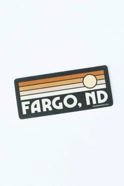 ACME LOCAL FARGO RECTANGLE SUNSET STICKER LIFESTYLE