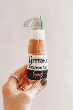 HAUTE DIGGITY DOG LIFESTYLE GRRRONA BEER DOG TOY - SMALL