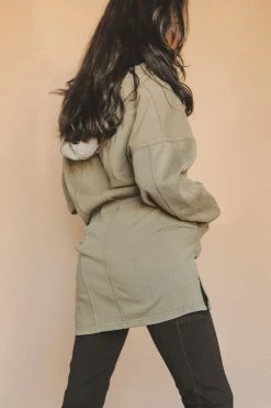 MONO B LARA MINERAL WASH PULLOVER