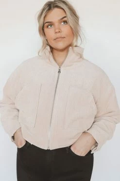 MISS LOVE COLTYN CORDUROY JACKET Jackets + Button-ups