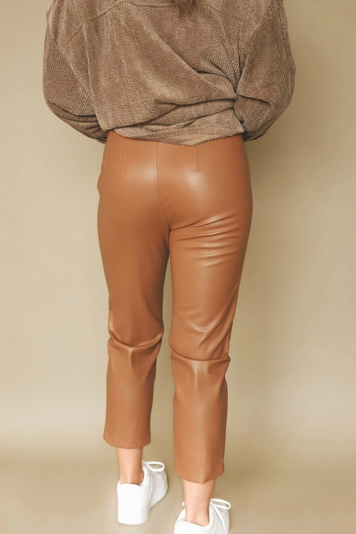 AARON & AMBER Bottoms AUDREY LEATHER PANTS 7 AARON & AMBER Bottoms AUDREY LEATHER PANTS