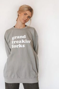 HumanKIND GRAND FREAKIN' FORKS CREWNECK Crewneck Sweatshirts
