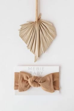 MEBIE BABY ORGANIC COTTON RIBBED HEAD WRAP ACCESSORIES