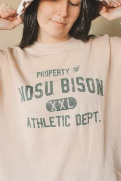CHICKA-D NDSU BISON BURNOUT CREWNECK