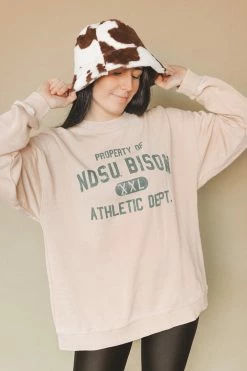 CHICKA-D NDSU BISON BURNOUT CREWNECK